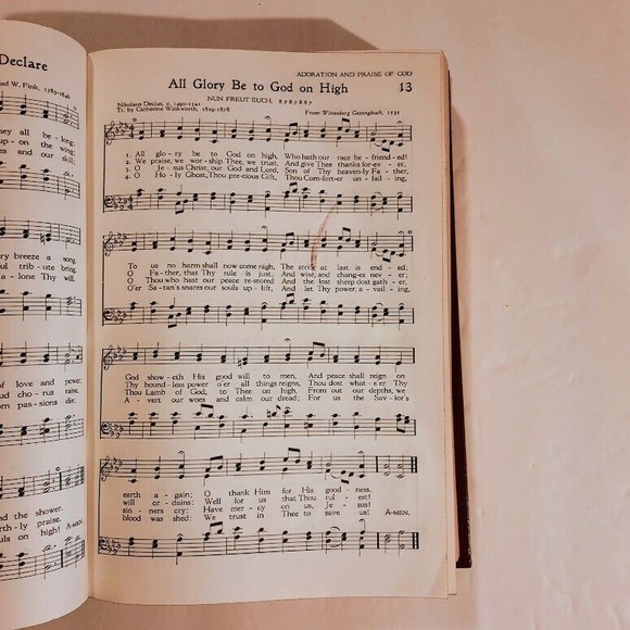 Vintage 1951 The Brethren Hymnal - Christian Hymn Book - Religious Songs #4 - Picture 3 of 10
